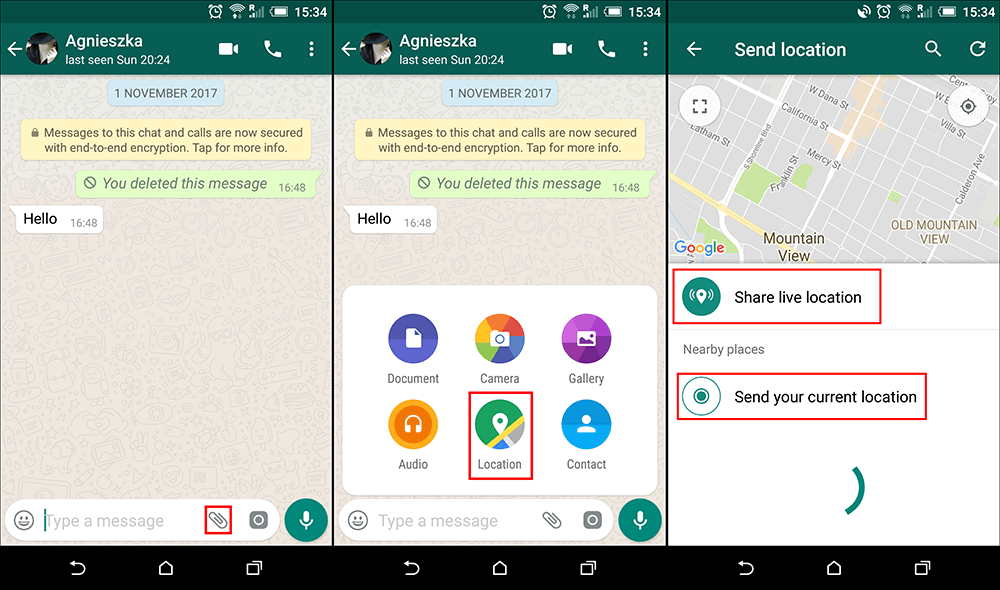 How to Share Your Location With People on WhatsApp.